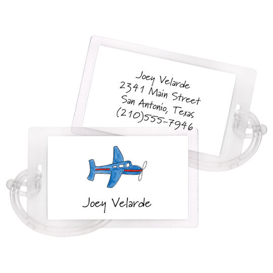 Airplane ID Luggage Tags